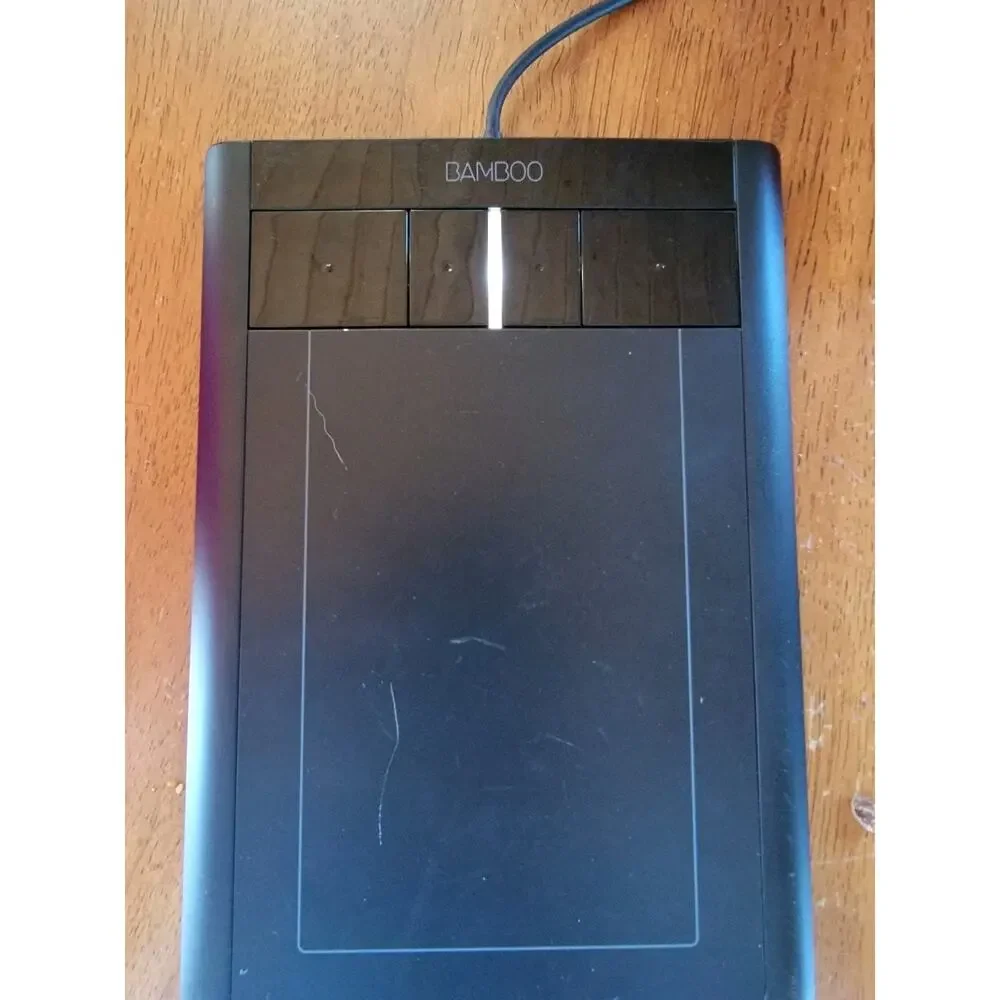 Wacom CTT-460 Bamboo Touch Digital Tablet NO PEN tested & working
